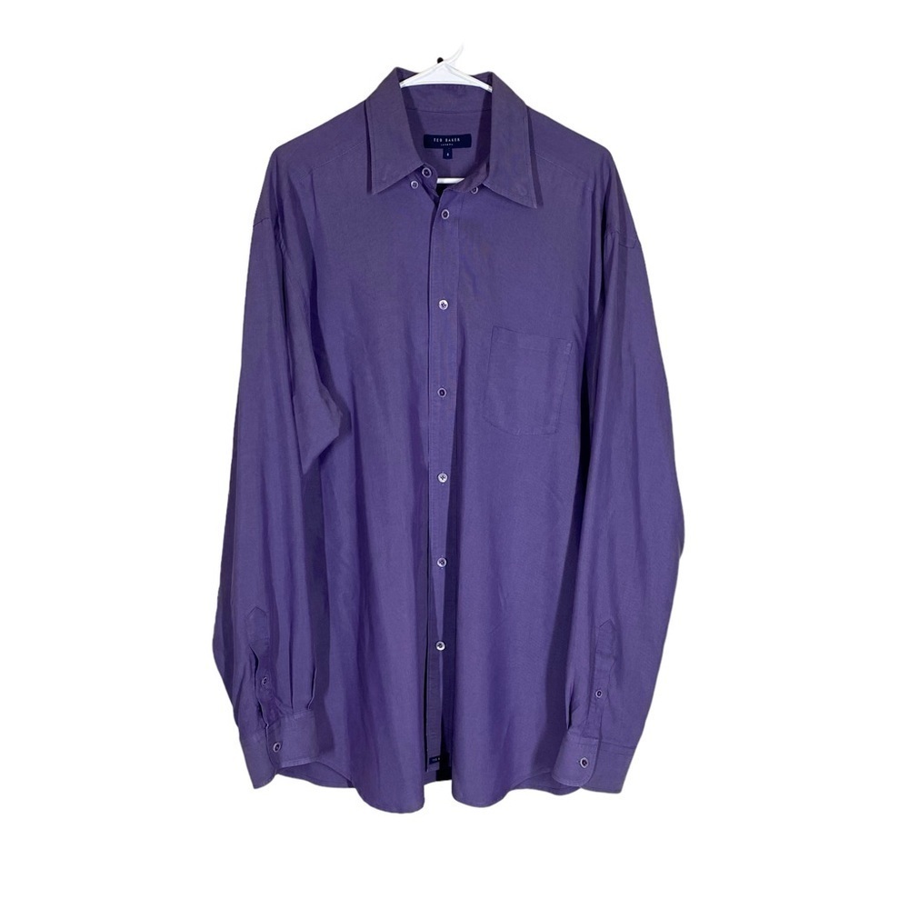 Ted Baker London Button Up Dress Shirt Ted Size 4 or US Large